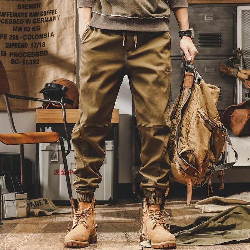 Pantalones cargo holgados de moda para hombre