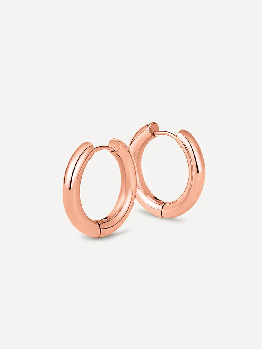 Créoles brillantes moyennes de 24 mm