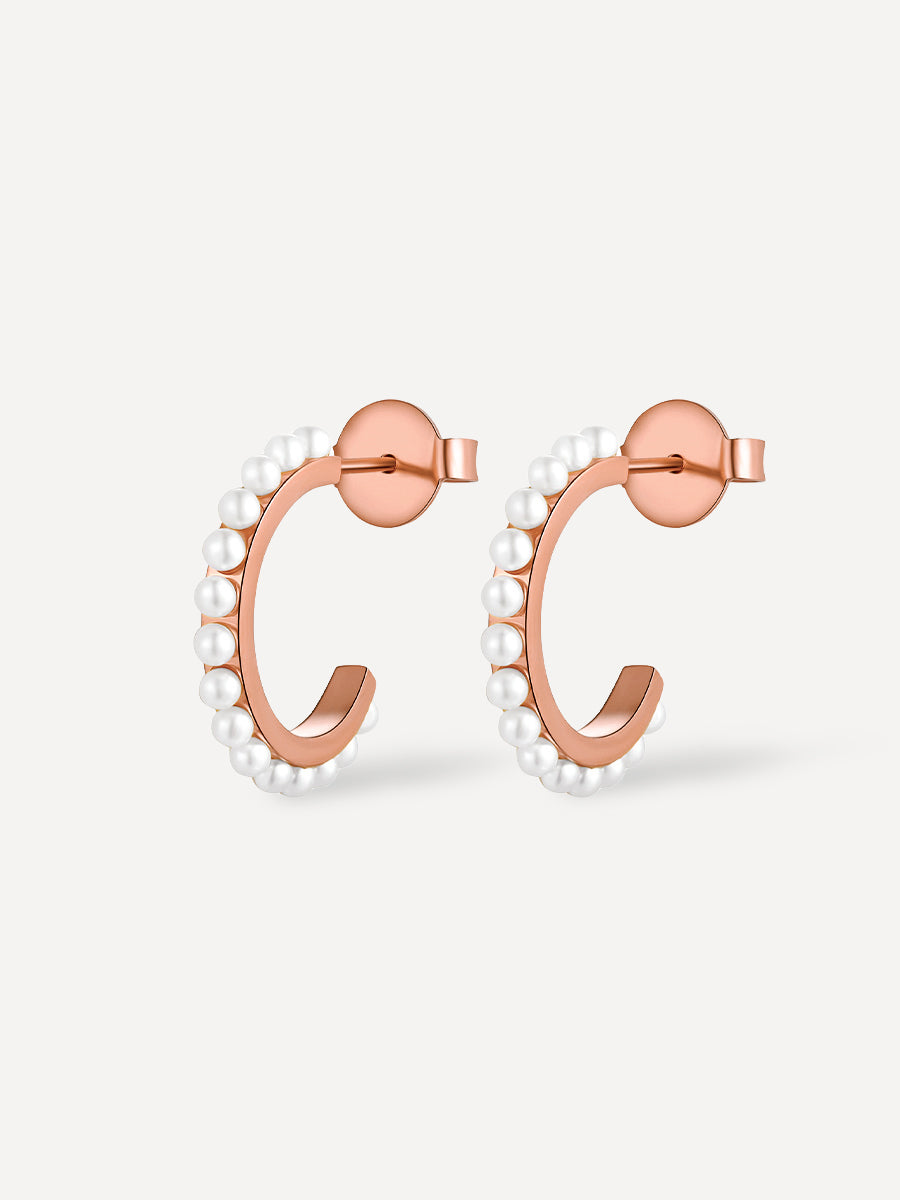 Petites boucles d’oreilles perles sereines