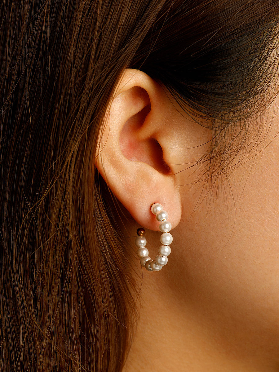 Orecchini Classici con Perle