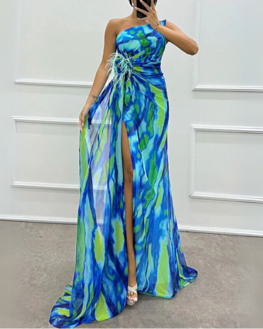 Robe drapée