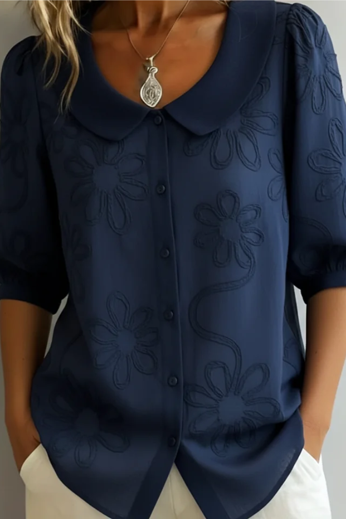 Elegant floral bluse