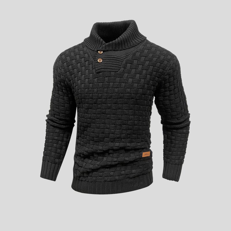 Pull en maille torsadée