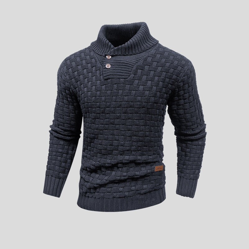 Pull en maille torsadée