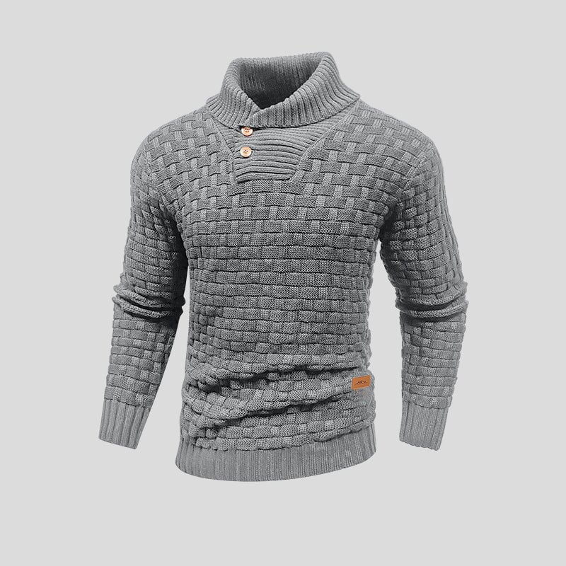 Pull en maille torsadée