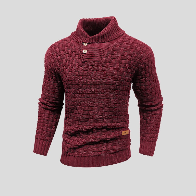 Pull en maille torsadée