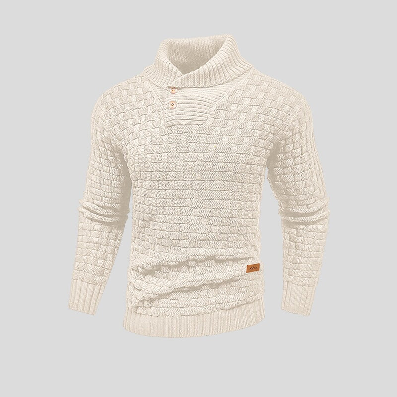 Pull en maille torsadée