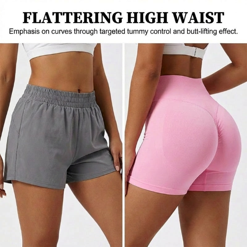 Conjunto para mujer: top de espalda descubierta y shorts de tiro alto