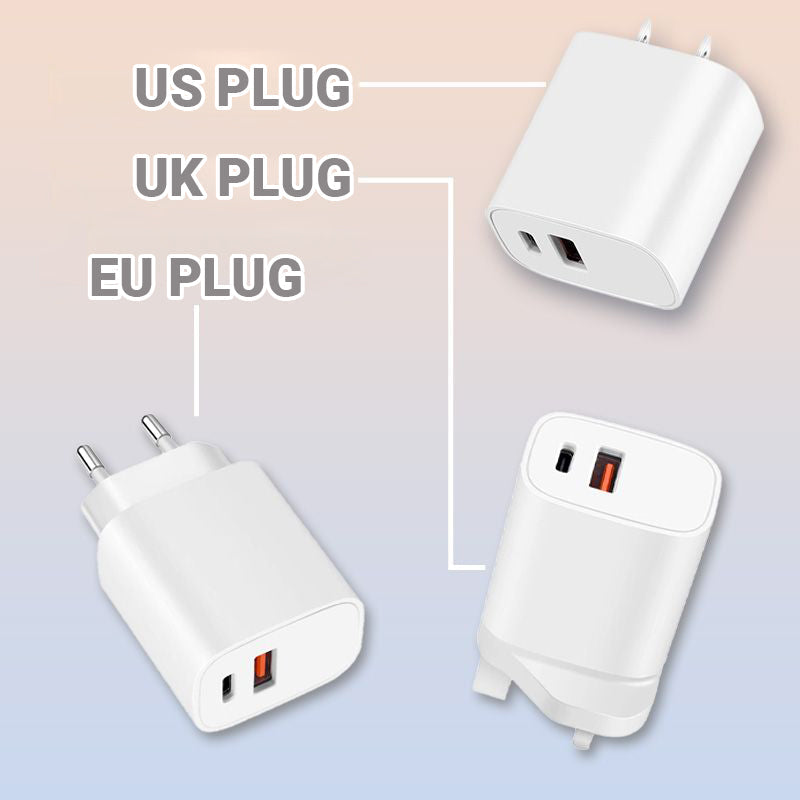 Carregador ràpid de 20 W amb dos ports