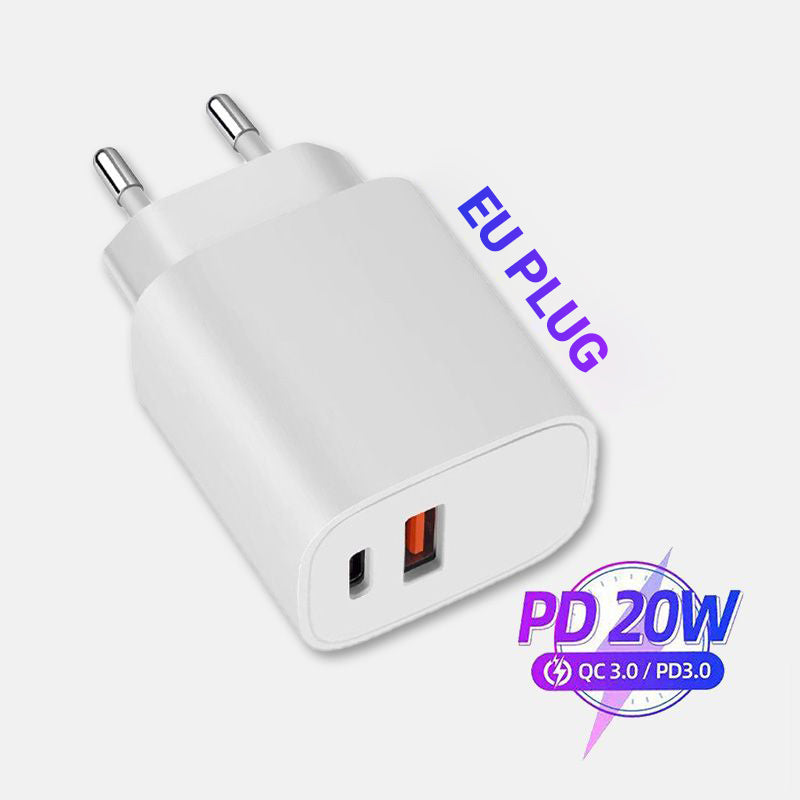 Chargeur rapide 20 W à deux ports