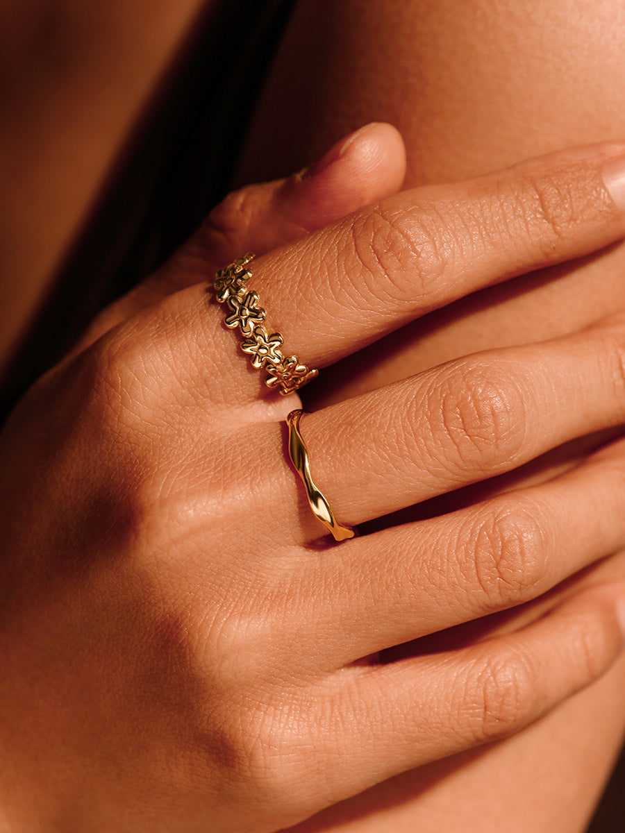 Bague Fleur Sauvage Élégante