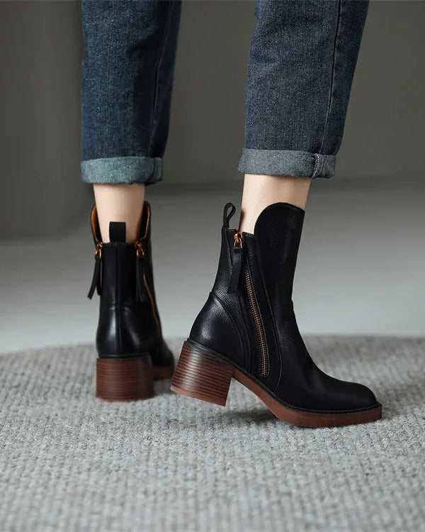 Bottes en cuir