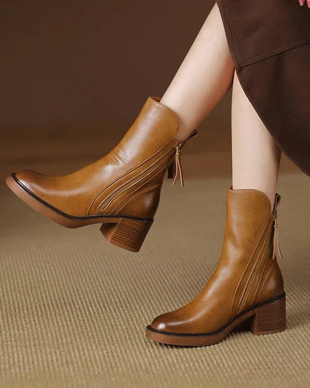 Bottes en cuir