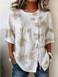 Blusa floreale elegante