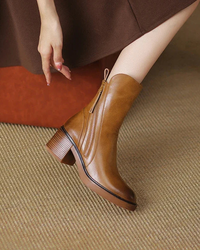 Bottes en cuir