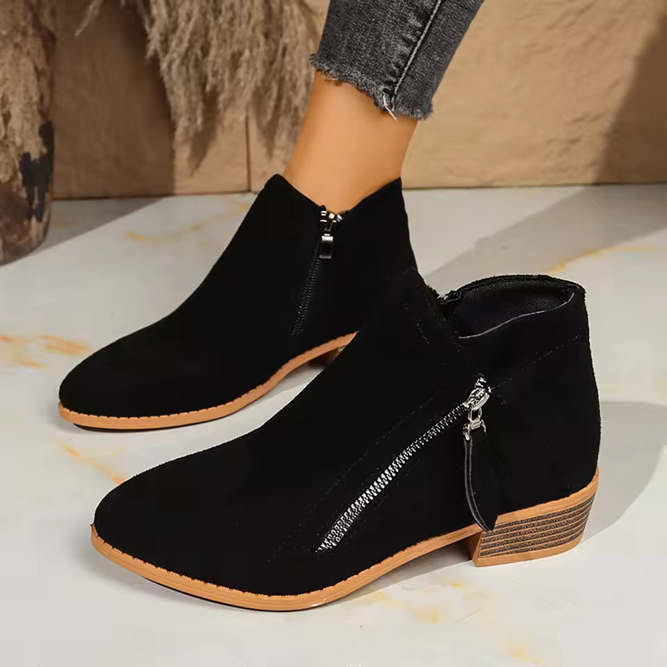 AURORA | Botas de Tacón Bajo