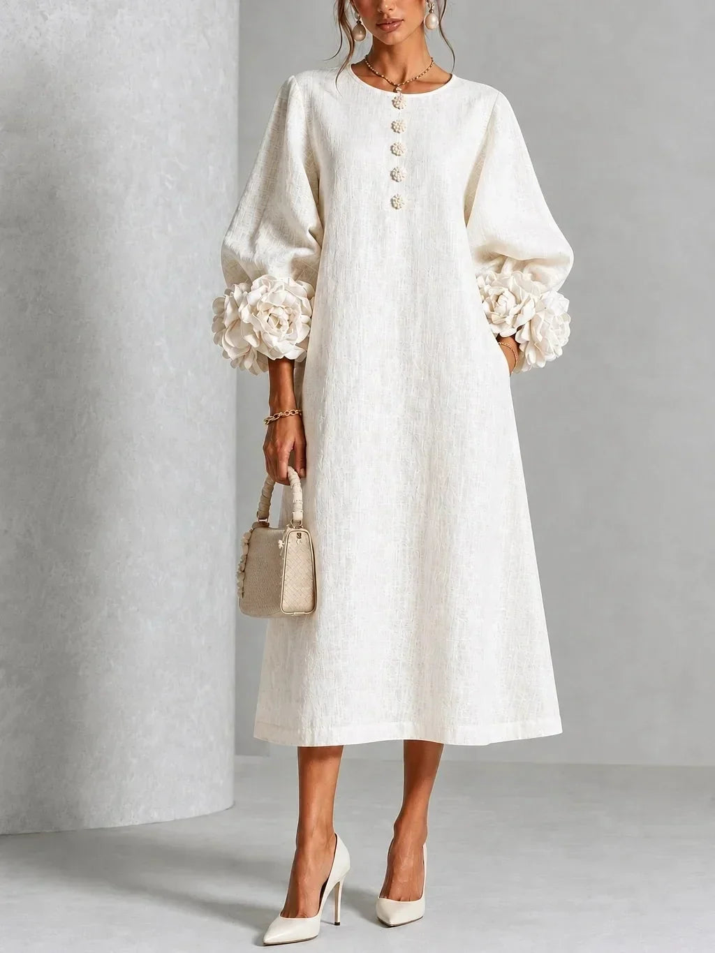 Vestit midi de flors