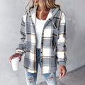 Camicia over con cappuccio foderata