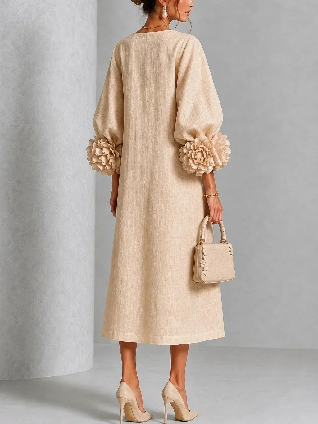 Vestit midi de flors
