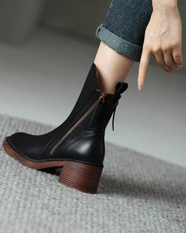 Bottes en cuir