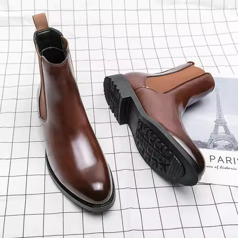 RUBEN | Bottines Chelsea marron pour homme