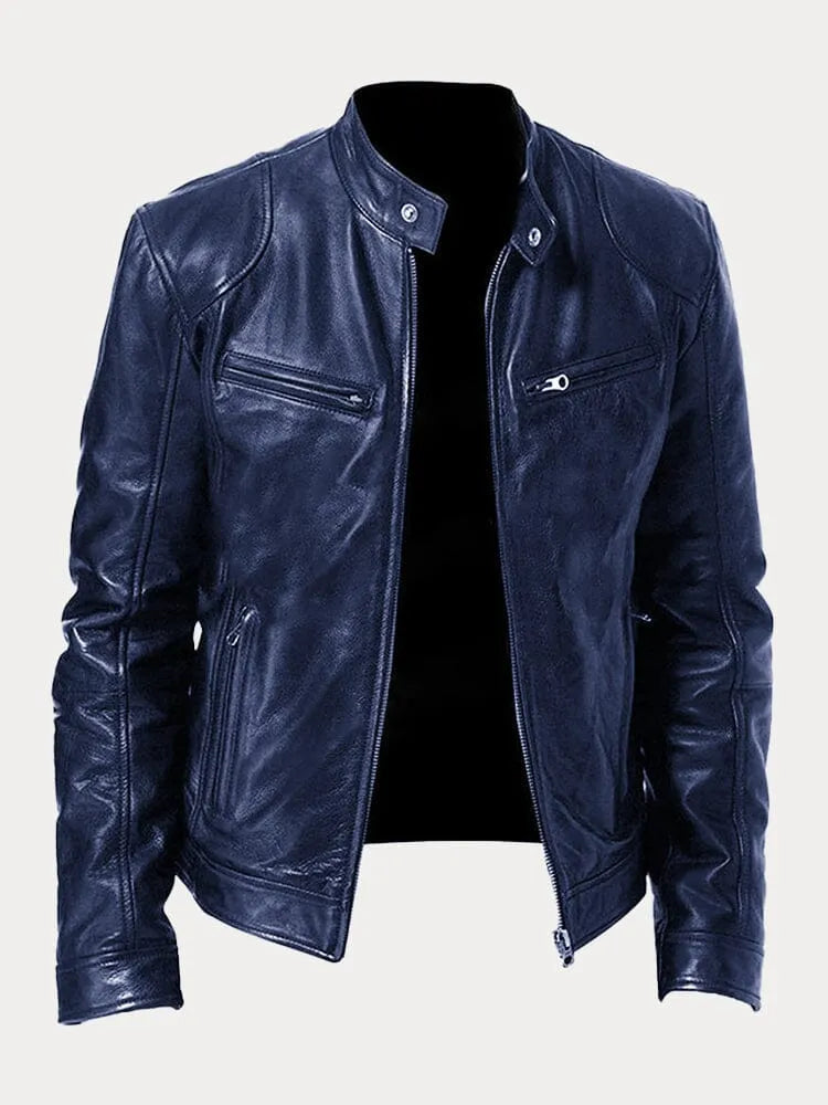 Chaqueta de cuero de temporada