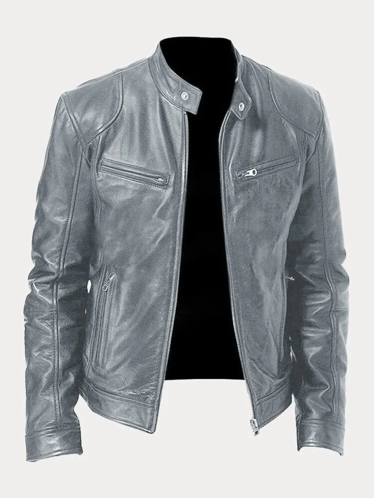 Chaqueta de cuero de temporada