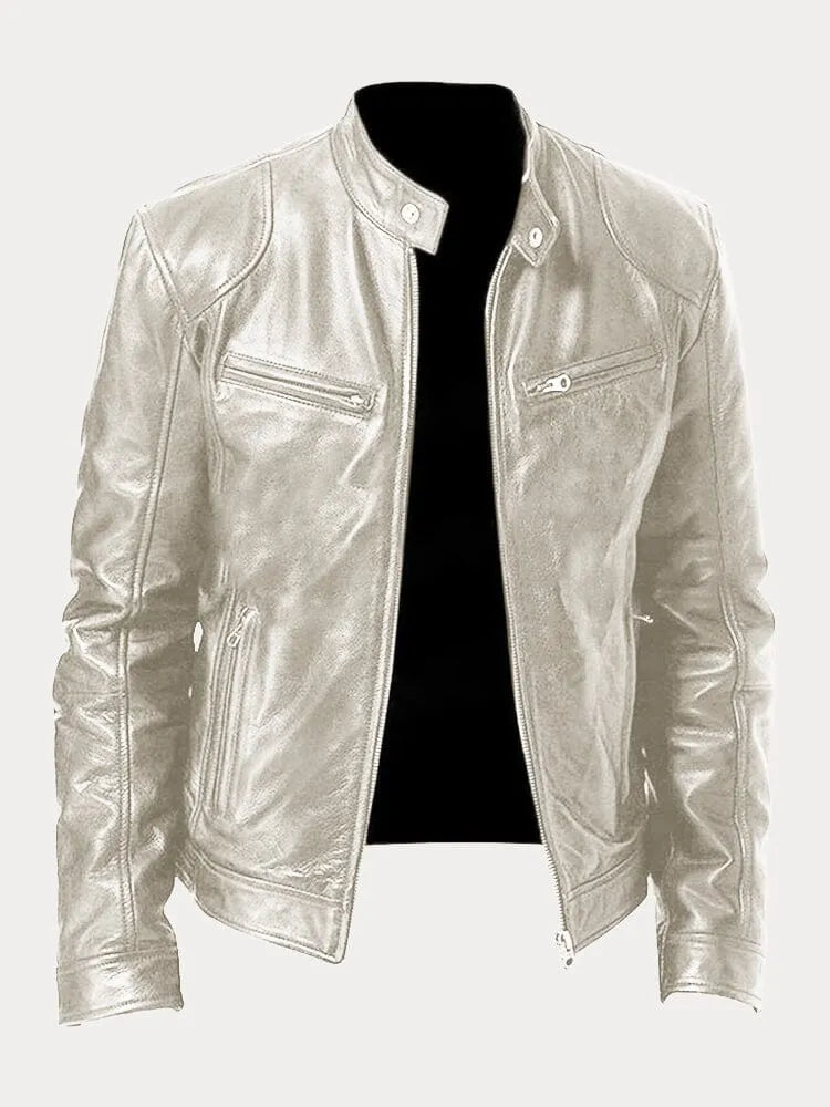 Chaqueta de cuero de temporada