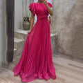 Abito da festa plissettato