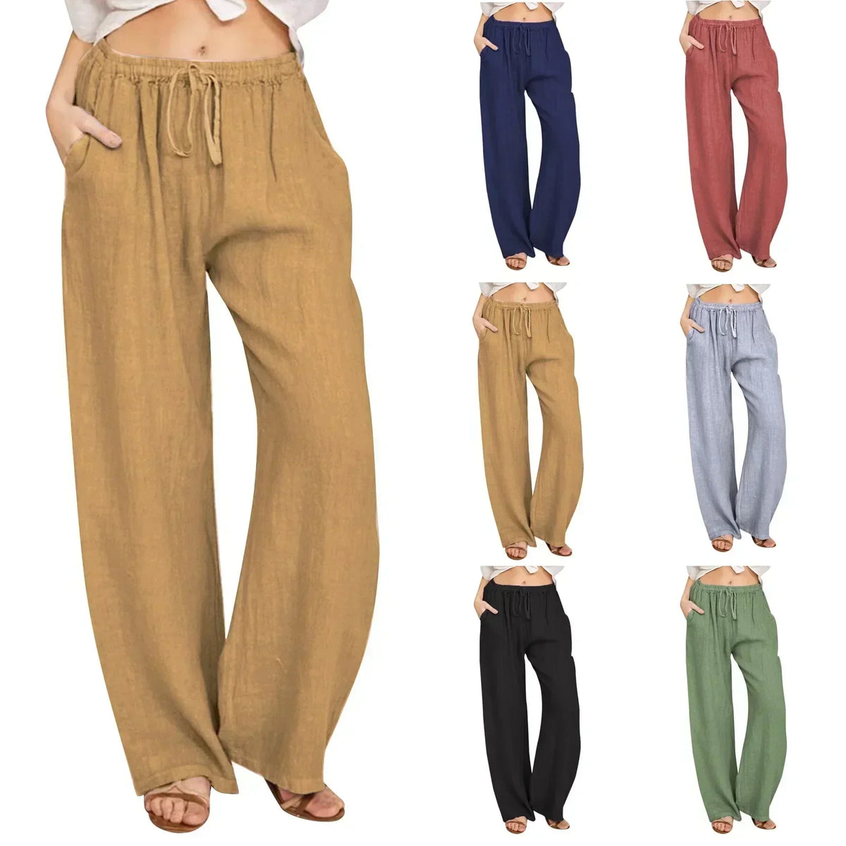 Pantalon large sans effort