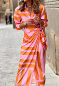 Vestit enforcat estampat