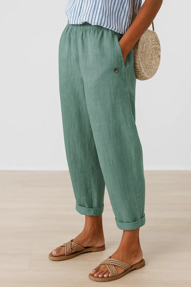 Pantalon léger en lin