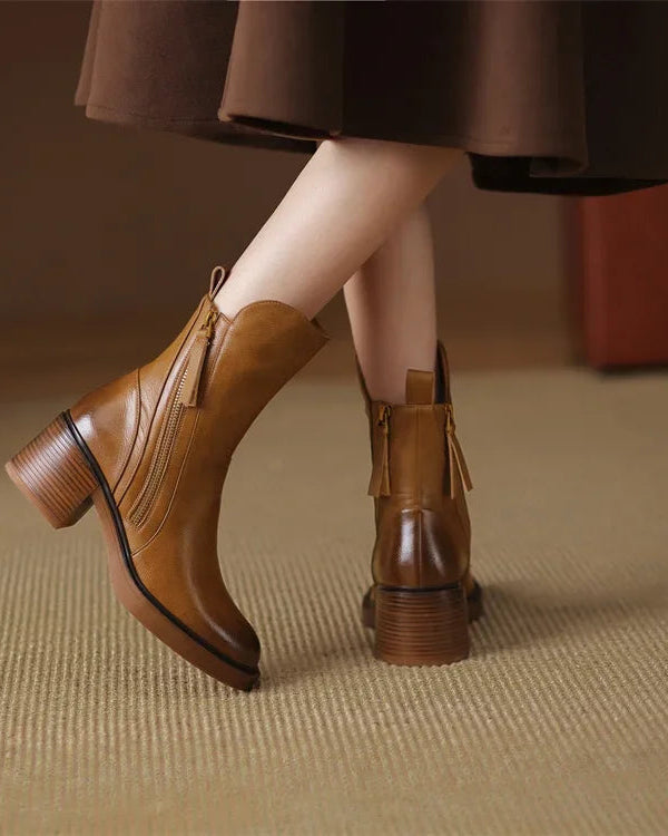 Bottes en cuir