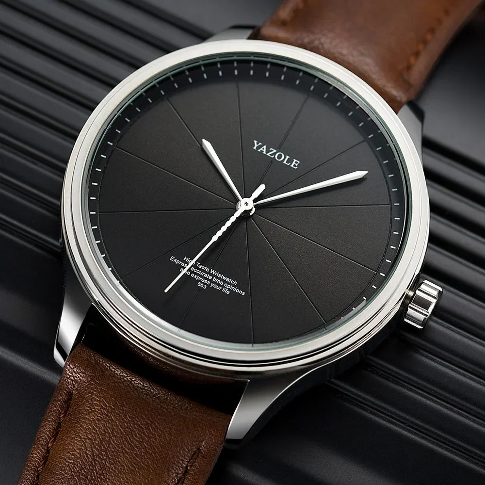 Montre minimaliste avec cadran soleillé