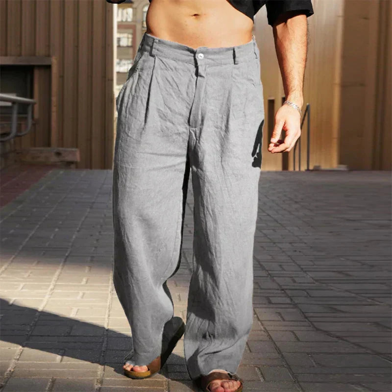 Pantalons de lli amples