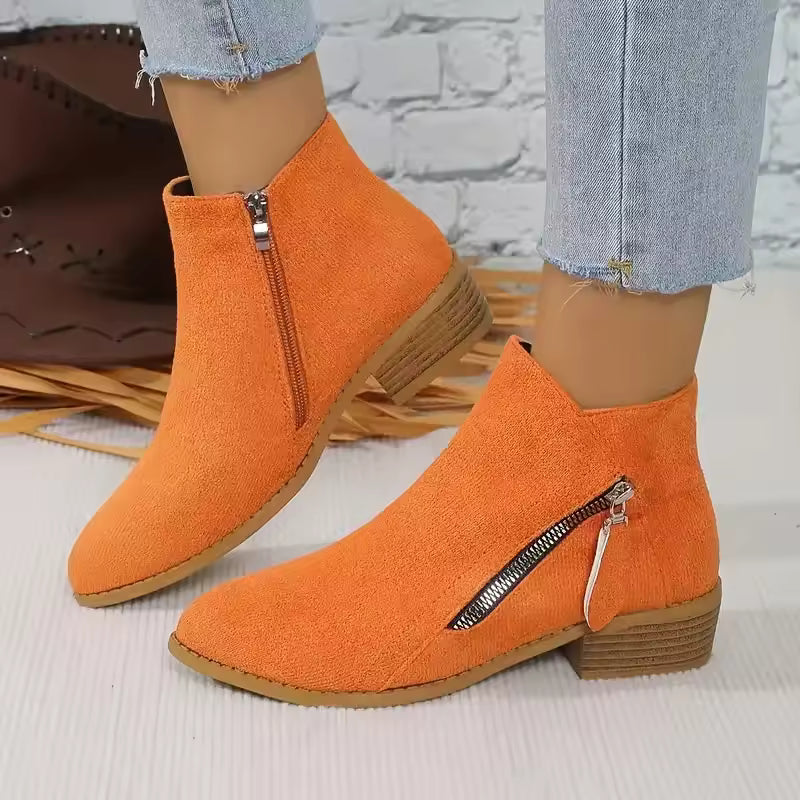 AURORA | Botas de Tacón Bajo