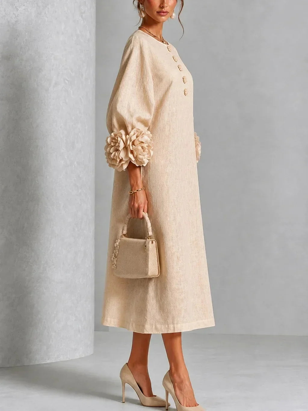 Vestit midi de flors
