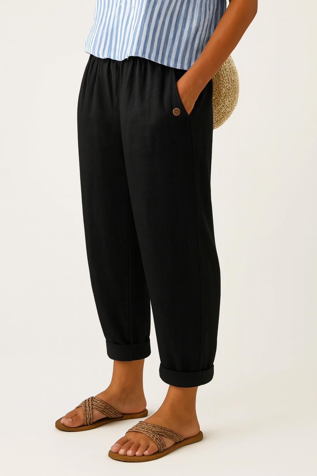 Pantalon léger en lin