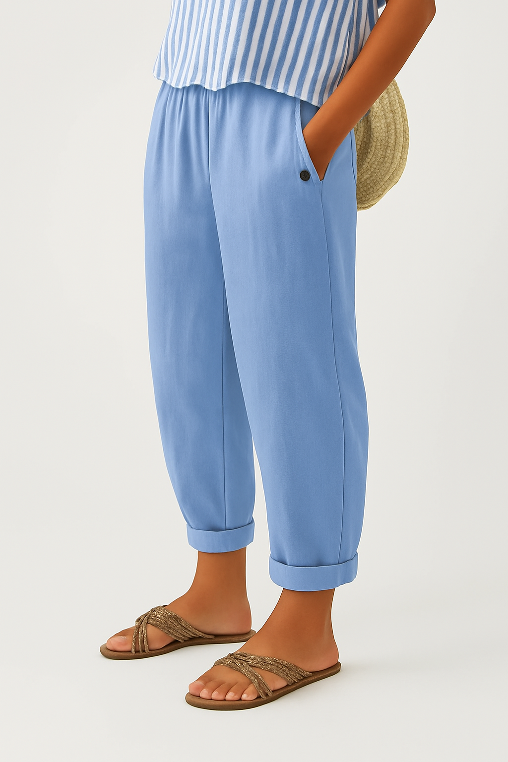 Pantalon léger en lin