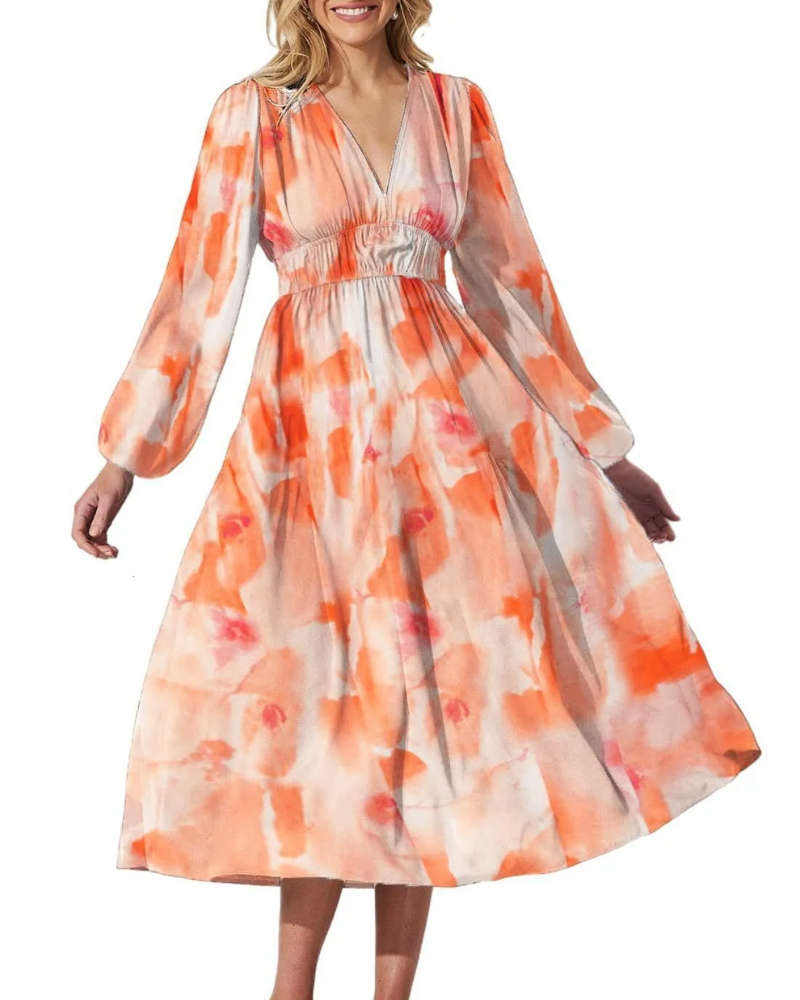 Vestit femení amb motiu floral