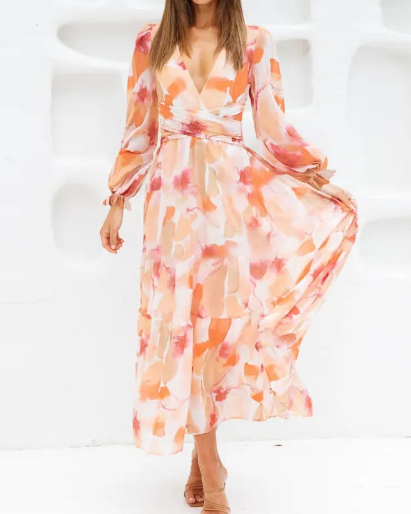Vestit femení amb motiu floral