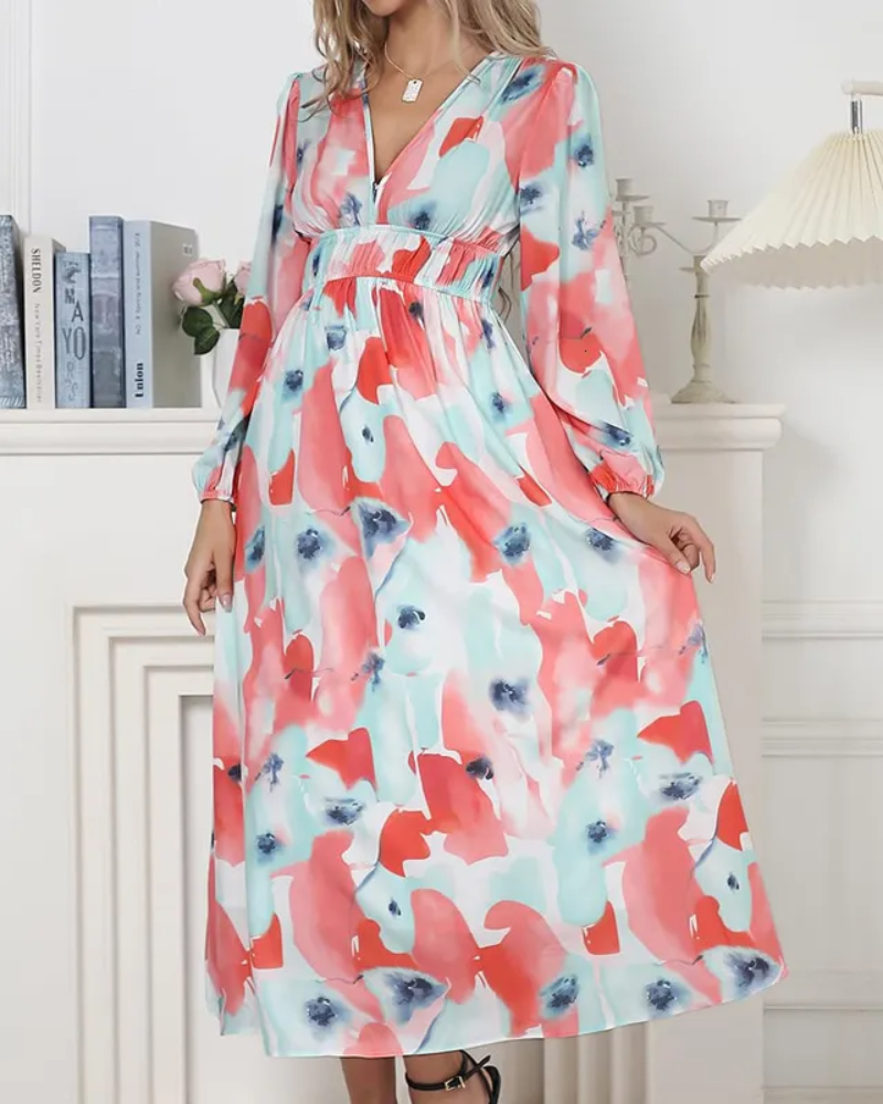 Vestit femení amb motiu floral