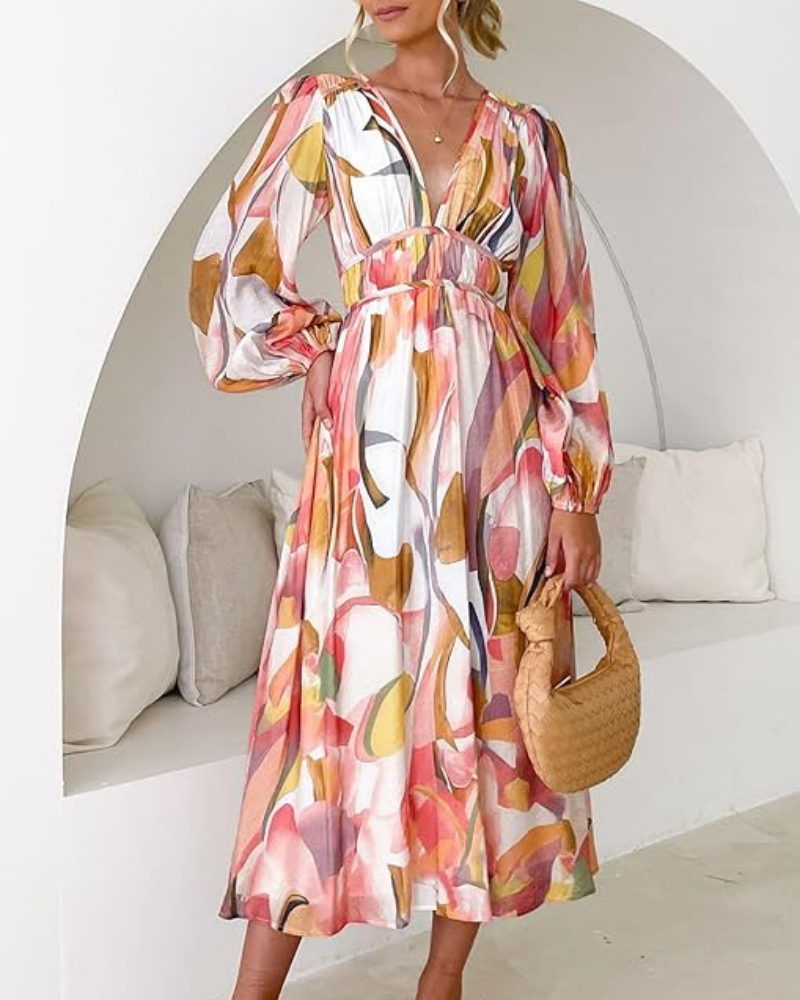 Vestit femení amb motiu floral