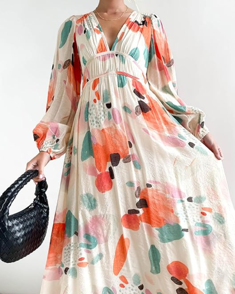Vestit femení amb motiu floral