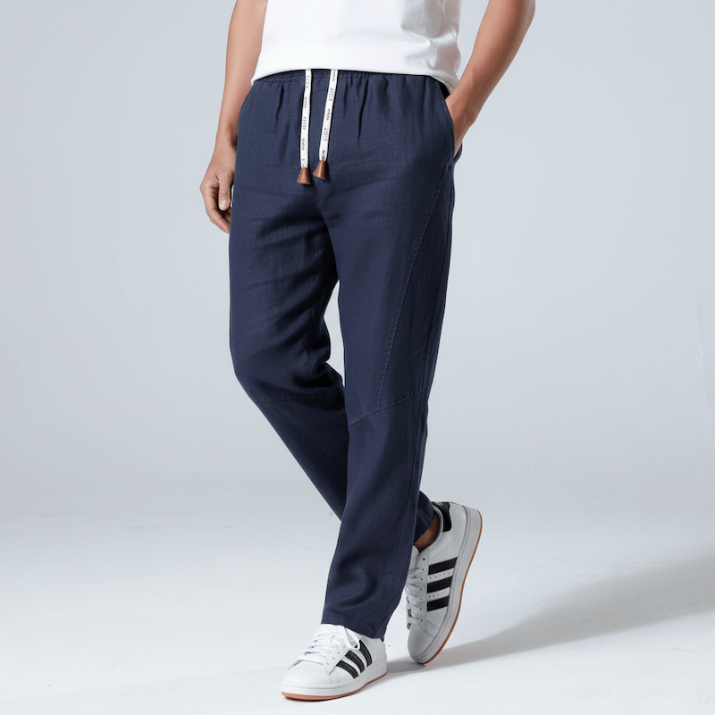 Pantalon confort en lin