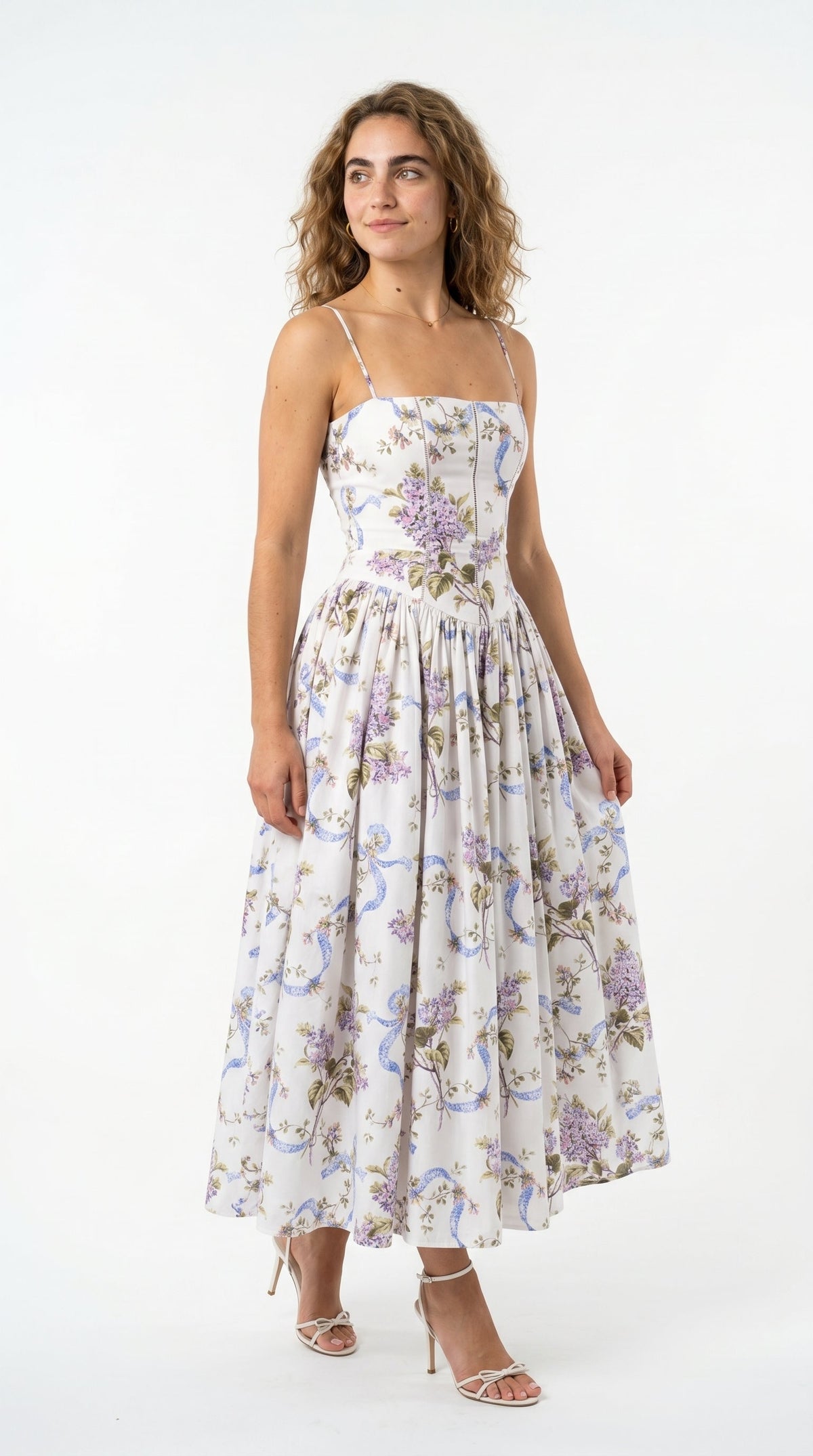 Vestit midi floral