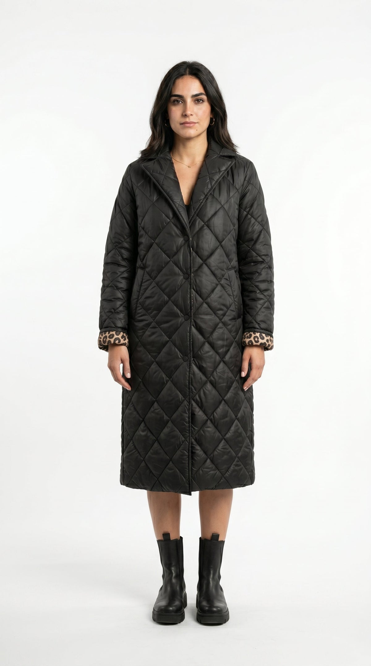 Manteau matelassé réversible