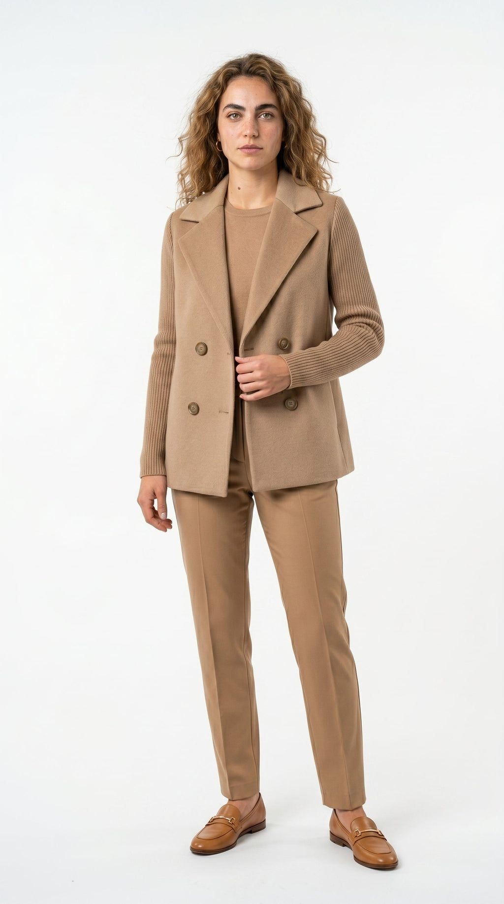 Veste courte en laine