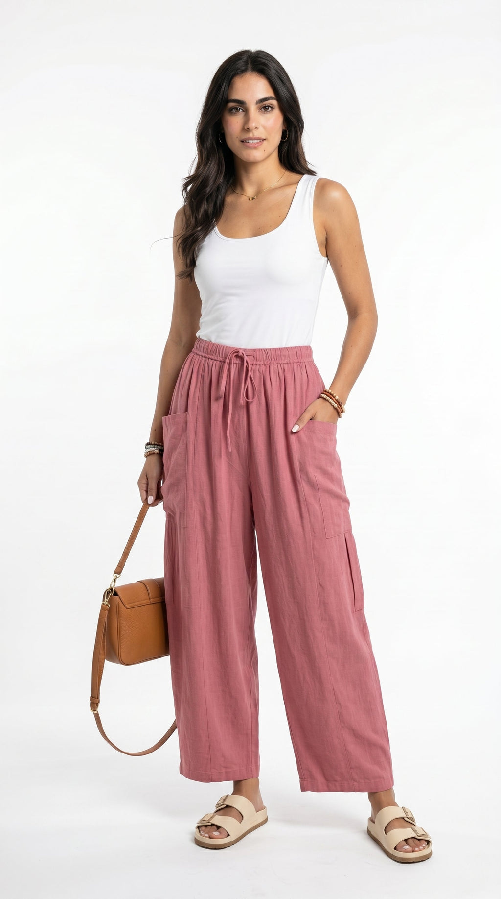 Pantalons de cama ampla sense esforç