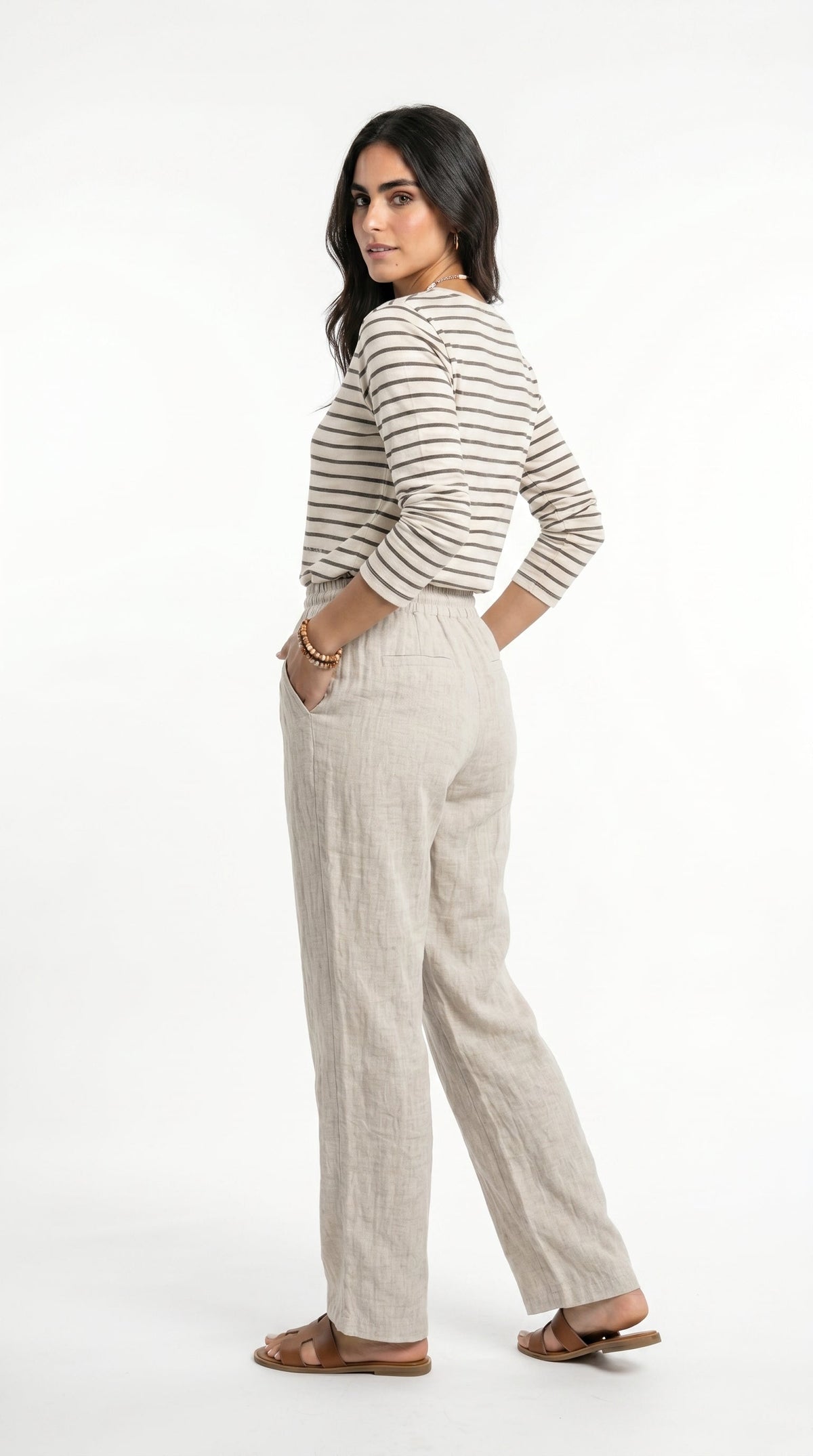 Pantaloni chic con coulisse